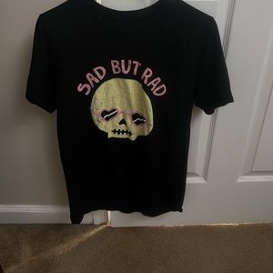 Wicked Clothes sad but rad t shirt. Size medium. NWOT. size medium.